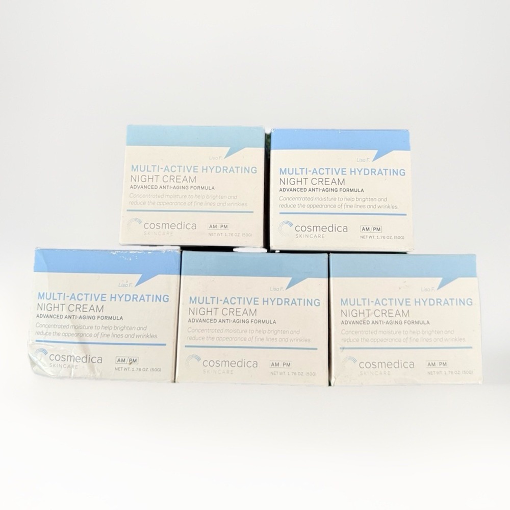 Cosmedica Skincare Multi-Active Hydrating Night Cream Anti Aging Formula 1.76oz‎